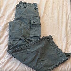 Womens Gray Cargo Pants